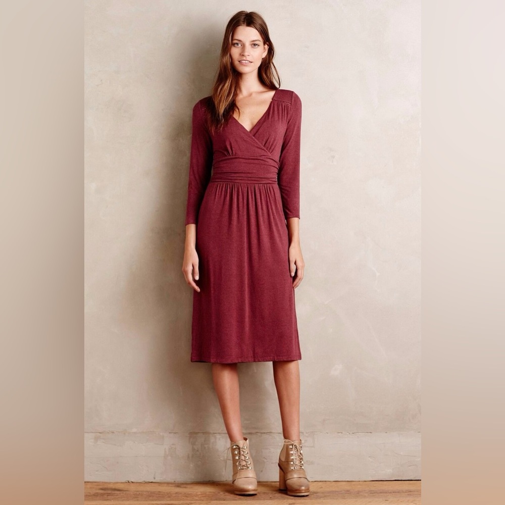 Anthropologie Maeve Galena Midi Dress Size Small NWT